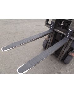 magnetische Anti-Rutsch-Auflagen, Auflage auf dem Tragschenkel und einem Teil des Gabelrückens